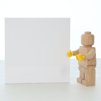 MagnetInlay für IKEA SANNAHED Rahmen 25 x 25 cm designed für LEGO® minifiguren inkl. 10x Magnethalter + Starterset 02018