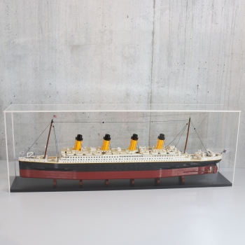 TitanicHaube die Vitrinenhaube inkl. Haubenboden Schwarz/Schwarz für das Lego® Titanic Modell