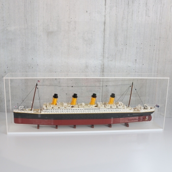 TitanicHaube die Vitrinenhaube inkl. Haubenboden Weiß/Weiß für das Lego® Titanic Modell 10294 01040