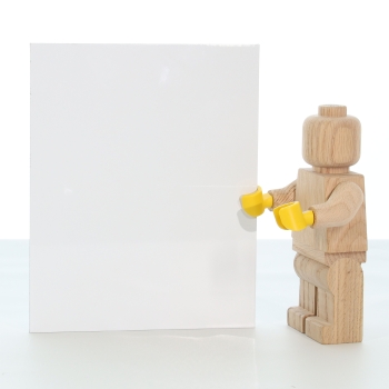 MagnetInlay für IKEA Västanhed Rahmen Hochformat 20 x 25 cm designed für LEGO® minifiguren inkl. 10x Magnethalter + Starterset 02021