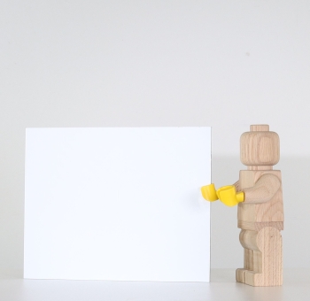 MagnetInlay für IKEA Västanhed Rahmen Querformat 20 x 25 cm designed für LEGO® minifiguren inkl. 10x Magnethalter + Starterset 02020