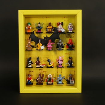 ClickCase Vitrine für LEGO® Serie Batman (71017) mit 20 Figurenhalter 06024