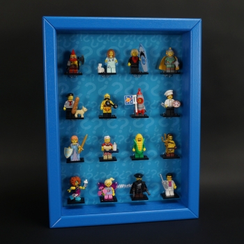 ClickCase Vitrine für LEGO® Serie 17 (71018) mit 16 Figurenhalter 06018