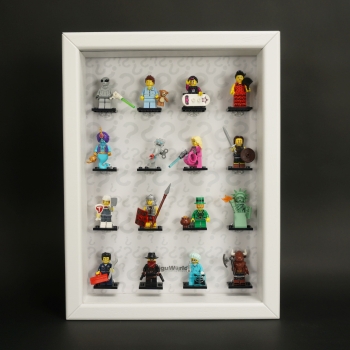 ClickCase Vitrine für LEGO® Serie 6 (8827) mit 16 Figurenhalter 06006