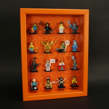 ClickCase Vitrine für LEGO® Serie 15 (71011) mit 16 Figurenhalter 06016