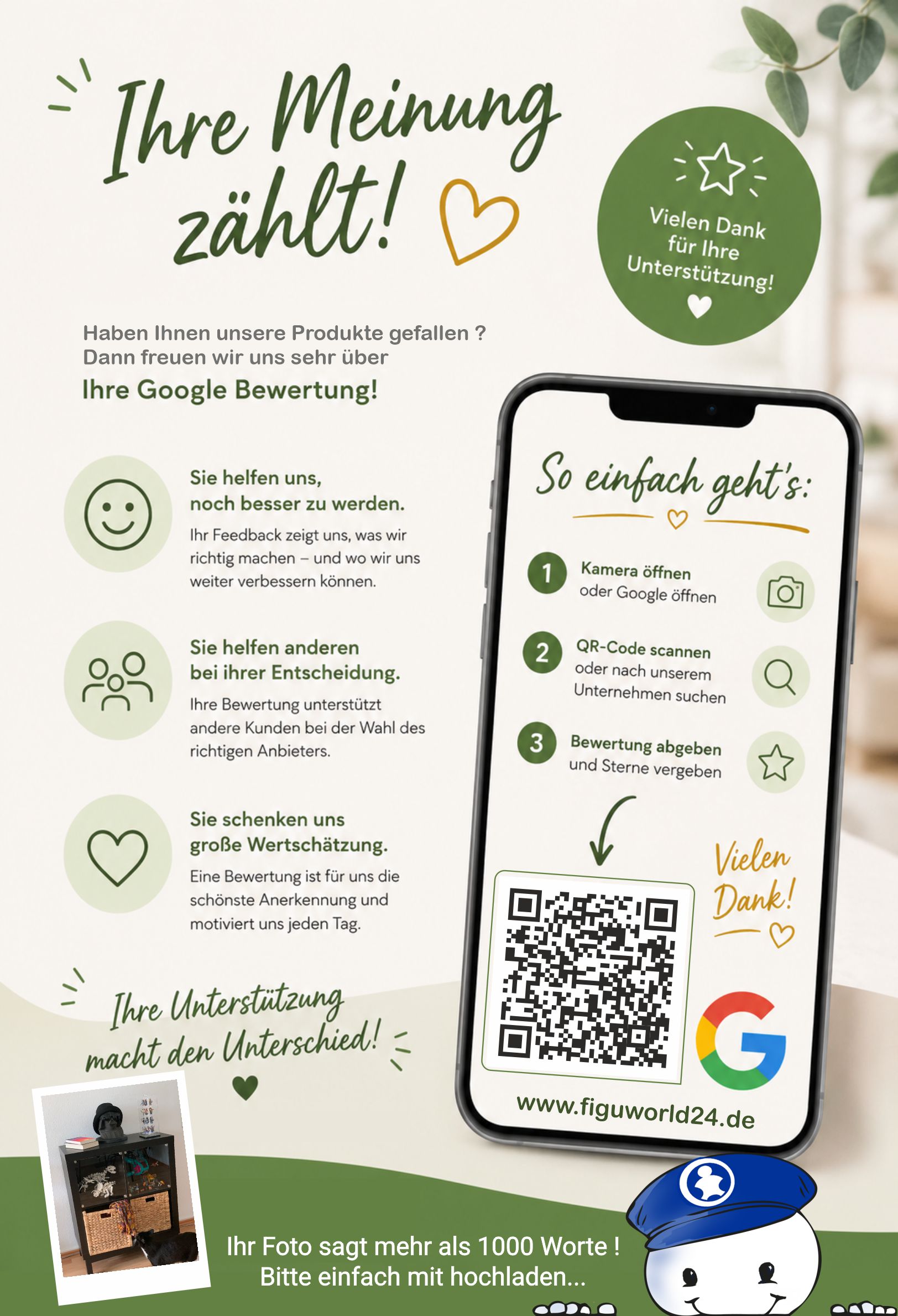 Ihre Meinung zählt !