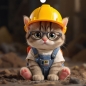 Preview: SKIVA Frontscheibe passend für IKEA® KALLAX worker cat 0086