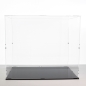 Preview: Acryl Vitrinen XXL für Reobrix Black Pearl 66036 B/T/H 1090x290x740 mm