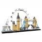 Preview: Acryl Vitrine für LEGO® Architecture Skyline London 21034 B/T/H 340x140x190 mm