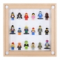 Preview: Click Vitrine PLUS Natur 300x300x60mm für 18 Lego® Figuren