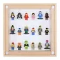 Preview: Click Vitrine PLUS Natur 300x300x60mm für 18 Lego® Figuren