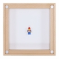 Preview: Click Vitrine PLUS Natur 300x300x60mm für 1 Lego® Figuren