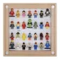 Preview: Click Vitrine PLUS Natur 300x300x60mm für 28 Lego® Figuren