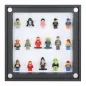 Mobile Preview: Click Vitrine PLUS Schwarz 300x300x60mm für 16 Lego® Figuren