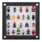 Preview: Click Vitrine PLUS Schwarz 300x300x60mm für 22 Lego® Figuren