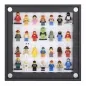 Mobile Preview: Click Vitrine PLUS Schwarz 300x300x60mm für 28 Lego® Figuren