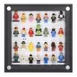 Preview: Click Vitrine PLUS Schwarz 300x300x60mm für 28 Lego® Figuren