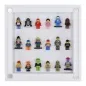 Preview: Click Vitrine PLUS Weiß 300x300x60mm für 18 Lego® Figuren