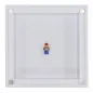 Preview: Click Vitrine PLUS Weiß 300x300x60mm für 1 Lego® Figuren