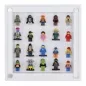 Preview: Click Vitrine PLUS Weiß 300x300x60mm für 20 Lego® Figuren