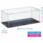 Preview: Acryl Vitrine für Mattel® Hot Wheels 94 Audi Avant RS2 B/T/H 390x190x140 mm