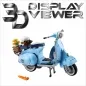 Preview: FiguSafe Vitrine für LEGO® Vespa 125 10298 T/B/H 170x400x270 mm 046