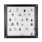 Preview: Click Vitrine PLUS Schwarz 500x500x60mm für 72 Lego® Figuren