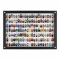 Preview: Click Vitrine PLUS Schwarz 500x700x60mm für 147 Lego® Figuren