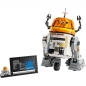 Preview: Acryl Vitrine für LEGO® Star Wars™ Astromech-Droiden Chopper C1-10P 75416 B/T/H 190x140x240 mm