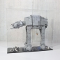 Preview: Acryl Vitrine XXL für LEGO® Star Wars™ AT-AT  75313 T/B/H 290x790x690 mm