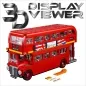 Preview: FiguSafe Vitrine für LEGO® Creator Expert "Londoner Bus" 10258 T/B/H 150x400x200 mm 084