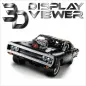 Preview: FiguSafe Vitrine für LEGO® Technic „Dom’s Dodge Charger“ 42111 T/B/H 200x450x150 mm 089