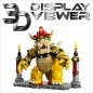 Preview: FiguSafe Vitrine für LEGO® Super Mario™ Set „Der mächtige Bowser“ 71411 T/B/H 300x450x350 mm 080