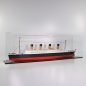 Preview: Acryl Vitrine für COBI 2840 # R.M.S Titanic (1916) B/T/H 990x190x290 mm