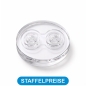 Preview: FiguSpot(1) transparent 2er Pin – Acrylsockel für Minifiguren