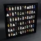 Mobile Preview: 72er Inlay für IKEA RIBBA Rahmen 50 x 50 designed für LEGO® minifiguren Platz für 72 Figuren