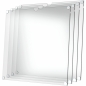 Preview: Frontscheiben-KIT für IKEA® EKET 4er Cube Regal -transparent- 4er Set