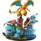 Preview: Acryl Vitrine XXL für LEGO® Pokémon™ Bisaflor, Glurak und Turtok 72153 B/T/H 590x590x540 mm