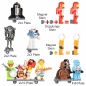 Preview: MagnetInlay für IKEA Västanhed Rahmen Hochformat 20 x 25 cm designed für LEGO® minifiguren