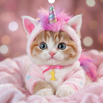SKIVA Frontscheibe passend für IKEA® KALLAX unicorn cat 0087