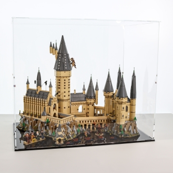 Preview: Acryl Vitrine XXL für LEGO Harry Potter™ Schloss Hogwarts™ 71043 T/B/H 490x740x640 mm