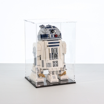 Preview: Acryl Vitrine LEGO® Droidenfigur LEGO Star Wars™ R2-D2 75308 T/B/H 190x240x340 mm