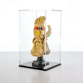FiguSafe Vitrine für LEGO® Marvel Infinity Handschuh 76191 T/B/H 200x200x350 mm 026