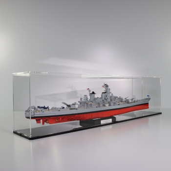 Preview: Acryl Vitrine für COBI 3084 # USS MISSOURI BB-63 - T/B/H 140x990x240 mm
