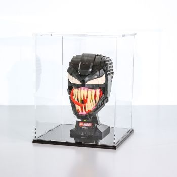 Preview: Acryl Vitrine für LEGO® Marvel Spider-Man – Venom 76187 T/B/H 190x190x240 mm
