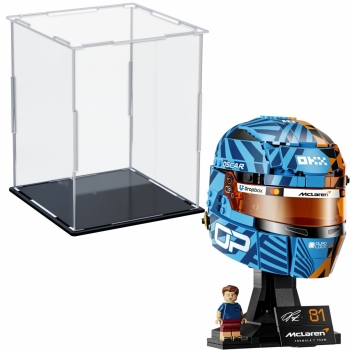 Acryl Vitrine für LEGO® Editions McLaren Mastercard F1® Team Oscar Piastri Helm 43017 B/T/H 190x190x240 mm