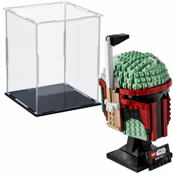 Acryl Vitrine für LEGO® Star Wars™ Boba Fett™ Helm 75277 B/T/H 190x190x240 mm