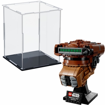 Acryl Vitrine für LEGO® Star Wars™ Princess Leia (Boushh) Helm 75351 B/T/H 190x190x240 mm