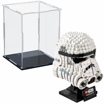 Acryl Vitrine für LEGO® Star Wars Stormtrooper™ Helm 75276 B/T/H 190x190x240 mm