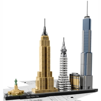 Acryl Vitrine für LEGO® Architecture Skyline New York City 21028 B/T/H 290x90x290 mm
